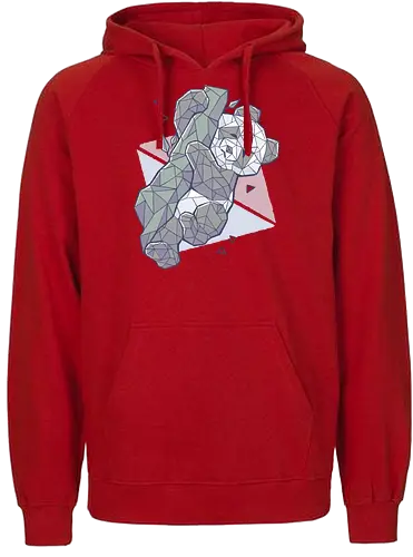 Paper Panda - panda, bär, cute, Geometry, br - Fairtrade Hoodie