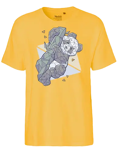 Paper Panda - panda, bär, cute, Geometry, br - Fairtrade T-Shirt