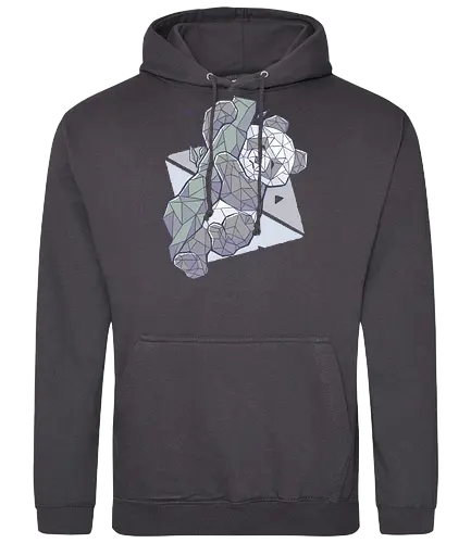 Paper Panda - panda, bär, cute, Geometry, br - Standard Hoodie