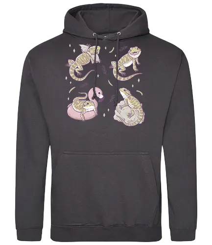 More Bearded Dragons - bartagame, Agame, cute, pet, Bearded Dragon - Standard Hoodie