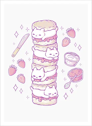Cute Cat Scones