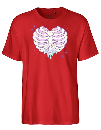 Rib Cage Heart - Rippen, herz, Brustkorb - Fairtrade T-Shirt