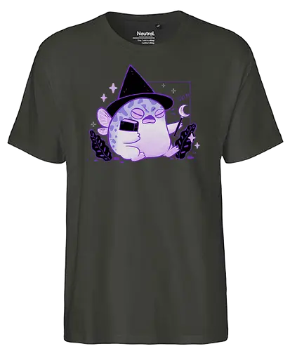 Rain Frog Wizard - Frosch, kröte, toad, magier, hexe, halloween - Fairtrade T-Shirt