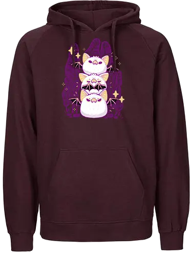 Cute Honduran White Bats - fledermaus, bat, cute - Fairtrade Hoodie