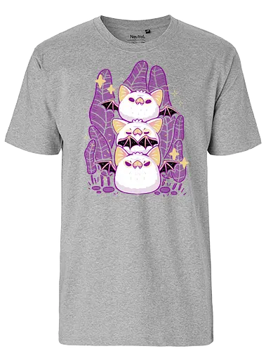 Cute Honduran White Bats - fledermaus, bat, cute - Fairtrade T-Shirt