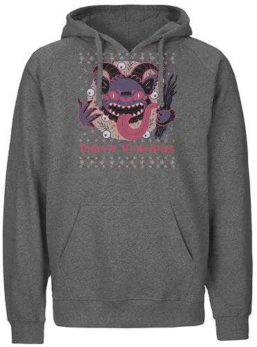 Merry Krampus - christmas, weihnachten, krampus, Ugly swter - Fairtrade Hoodie