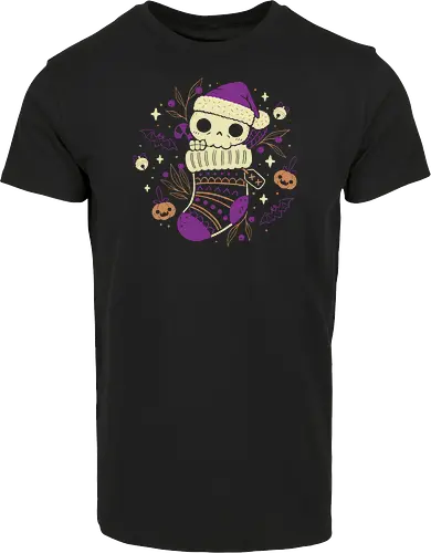 Cute Christmas Stocking Skull