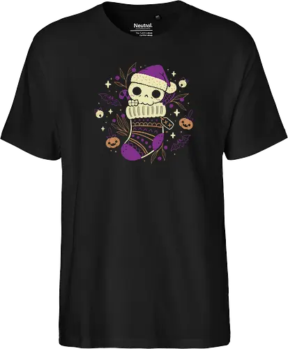 Cute Christmas Stocking Skull