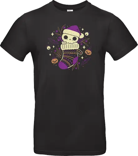 Cute Christmas Stocking Skull