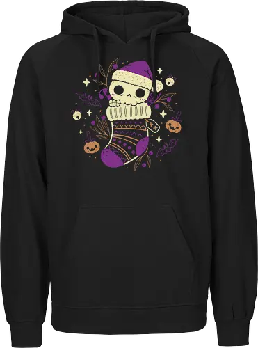 Cute Christmas Stocking Skull