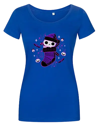 Creepy Cute Christmas Stocking Skull