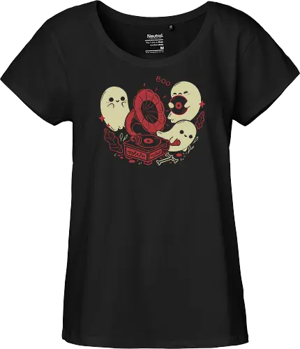 Spooky Cute Gramophone Ghosts
