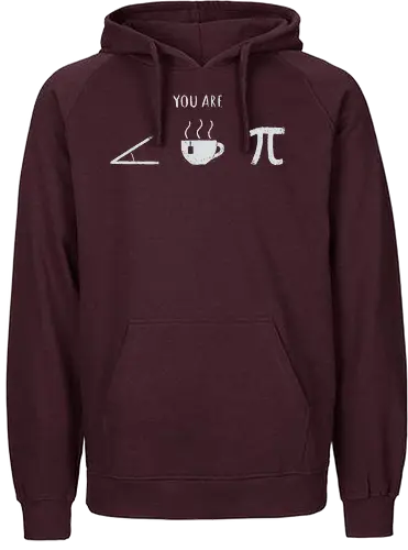Cutie Pie Math Pun - Cutiepie, mathe, Pi, piday, t - Fairtrade Hoodie
