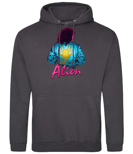 Alien - alien, drive, 80s, movie, facehugger, aliens, jodie, ripley, horror, mashup - Standard Hoodie