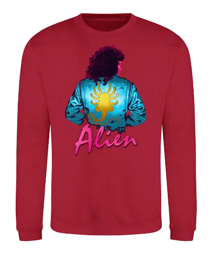 Alien - alien, drive, 80s, movie, facehugger, aliens, jodie, ripley, horror, mashup - Sweatshirt