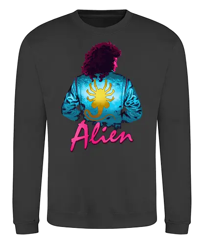 Alien - alien, drive, 80s, movie, facehugger, aliens, jodie, ripley, horror, mashup - Sweatshirt