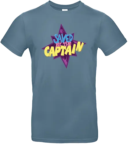 Saved by the Captain - saved, captain, bell, 90s, comedy, tv, series, comic, hero, heroine - Standard T-Shirt