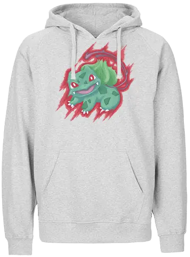 The Grass King - lion, löwe, king, könig, pocket, monster, grass, pflanze, retrogaming, classic games - Fairtrade Hoodie