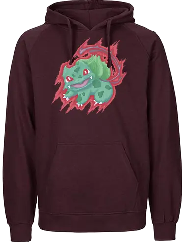 The Grass King - lion, löwe, king, könig, pocket, monster, grass, pflanze, retrogaming, classic games - Fairtrade Hoodie