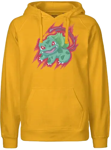 The Grass King - lion, löwe, king, könig, pocket, monster, grass, pflanze, retrogaming, classic games - Fairtrade Hoodie