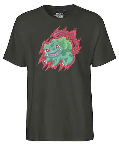 The Grass King - lion, löwe, king, könig, pocket, monster, grass, pflanze, retrogaming, classic games - Fairtrade T-Shirt