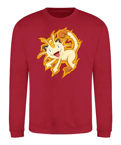 The Payday King - king, könig, lion, löwe, katze, cat, payday, zahltag, meow, miau, pocket, monster, gaming, classic games, retrogaming - Sweatshirt