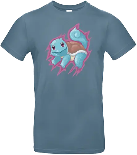 The Water King - lion, löwe, könig, king, water, wasser, turtle, schildkröte, pocket, monster, classic gaming, retrogames - Standard T-Shirt