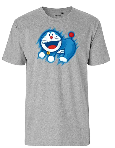 The Time King - lion, löwe, cat, katze, king, könig, dorae, mon, japan, tv, television - Fairtrade T-Shirt