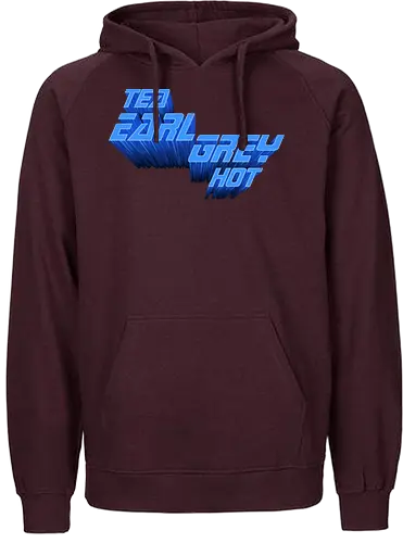 Earl Grey - picard, captain, drink, scifi, meme, replicator, replikator, tng, t - Fairtrade Hoodie