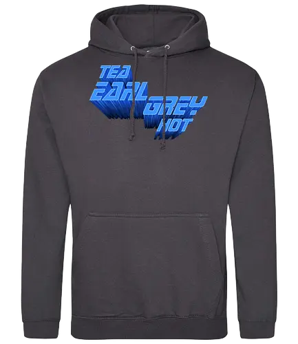 Earl Grey - picard, captain, drink, scifi, meme, replicator, replikator, tng, t - Standard Hoodie