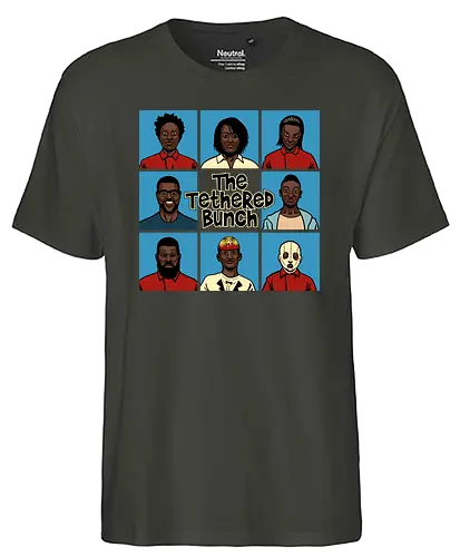 The tethered Bunch - us, wir, mashup, get out, horror, umbrella, academy - Fairtrade T-Shirt