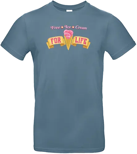 free ice cream for life - stranger kids, stranger, things, erica, scoops ahoy, scoop troop, icecream - Standard T-Shirt