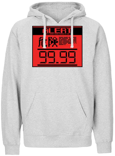 ALERT 99.99 - metal, solid, snake, gaming - Fairtrade Hoodie