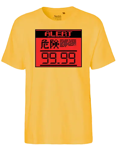 ALERT 99.99 - metal, solid, snake, gaming - Fairtrade T-Shirt