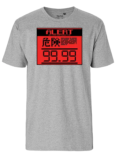 ALERT 99.99 - metal, solid, snake, gaming - Fairtrade T-Shirt