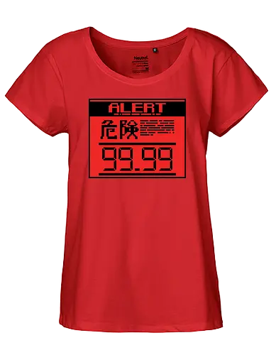 ALERT 99.99 - metal, solid, snake, gaming - Fairtrade Girl Shirt