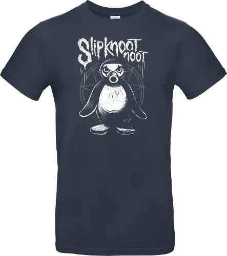 Slipknootnoot - penguin, pinguin, Noot, metal, Metalshirt, bandshirt, mashup - Standard T-Shirt