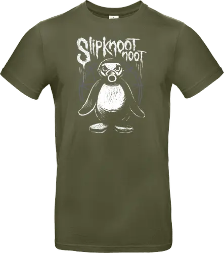 Slipknootnoot - penguin, pinguin, Noot, metal, Metalshirt, bandshirt, mashup - Standard T-Shirt