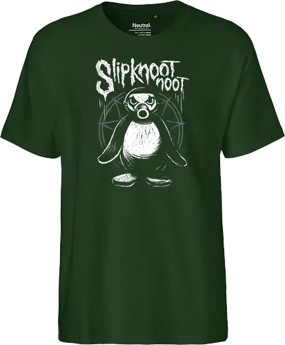 Slipknootnoot - penguin, pinguin, Noot, metal, Metalshirt, bandshirt, mashup - Fairtrade T-Shirt