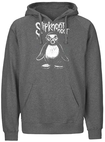 Slipknootnoot - penguin, pinguin, Noot, metal, Metalshirt, bandshirt, mashup - Fairtrade Hoodie