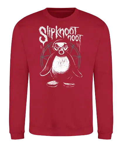 Slipknootnoot - penguin, pinguin, Noot, metal, Metalshirt, bandshirt, mashup - Sweatshirt