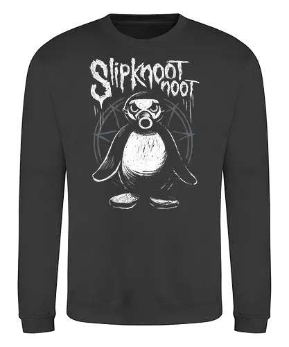 Slipknootnoot - penguin, pinguin, Noot, metal, Metalshirt, bandshirt, mashup - Sweatshirt