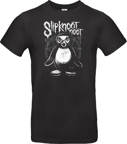 Slipknootnoot - penguin, pinguin, Noot, metal, Metalshirt, bandshirt, mashup - Standard T-Shirt