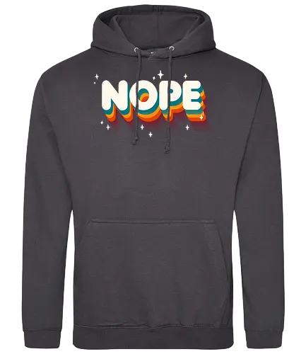 NOPE - nope, nein, no, Statement - Standard Hoodie