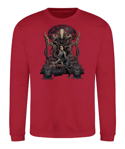 Alternative Ending - alien, aliens, ellen ripley, scifi, science fiction, horror - Sweatshirt
