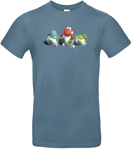 Dino Starter - pocket, monster, dino, mario, egg, eier - Standard T-Shirt