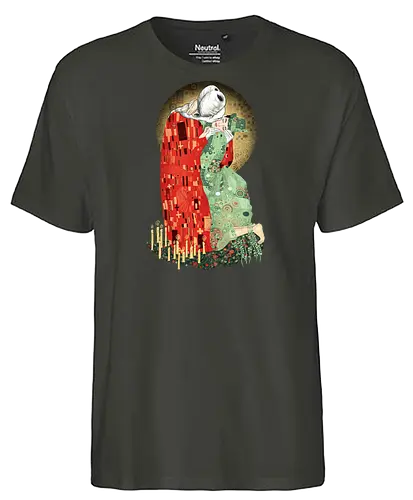 The Bloody Kiss - gary oldman, fantasy, vampire, vampir, art, kunst, dracula, bram stoker - Fairtrade T-Shirt