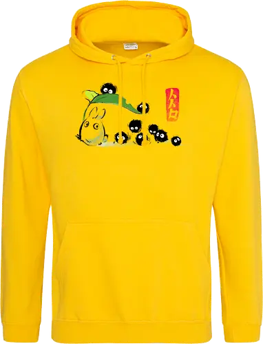 Forest Ink - forest, spirit, ink, susuwatari, anime - Standard Hoodie