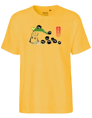 Forest Ink - forest, spirit, ink, susuwatari, anime - Fairtrade T-Shirt
