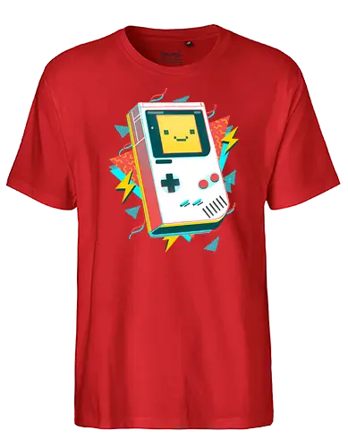My Boy - gaming, 80s, 90s, retro, handheld, console, pixel - Fairtrade T-Shirt